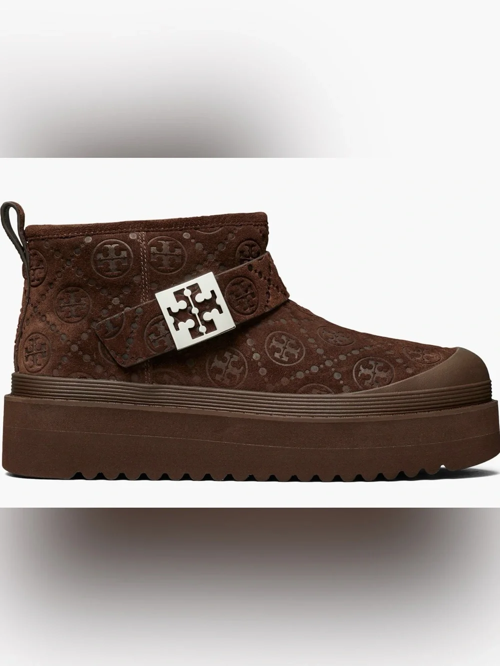 Tory Burch Shearling Lined Platform Boot. Ladies 10